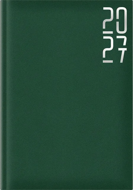Agenda Artibest A5, datata, hartie offset alb, coperta verde