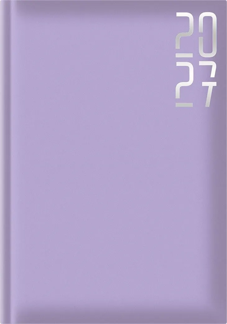 Agenda Artibest A5, datata, hartie offset alb, coperta lila