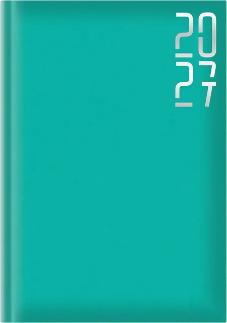 Agenda Artibest A5, datata, hartie offset alb, coperta turcoaz