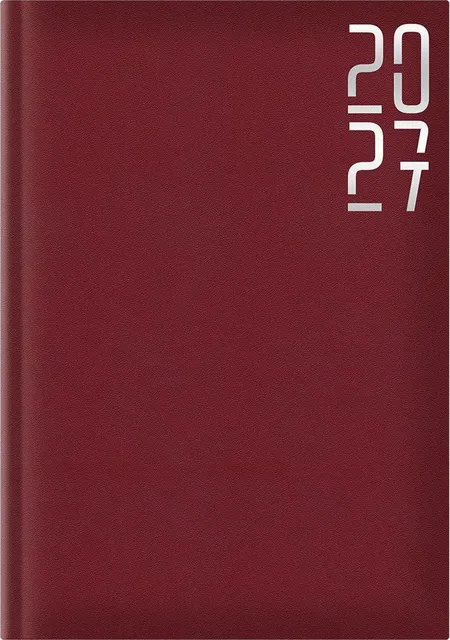 Agenda Artibest A5, datata, hartie offset alb, coperta bordeaux