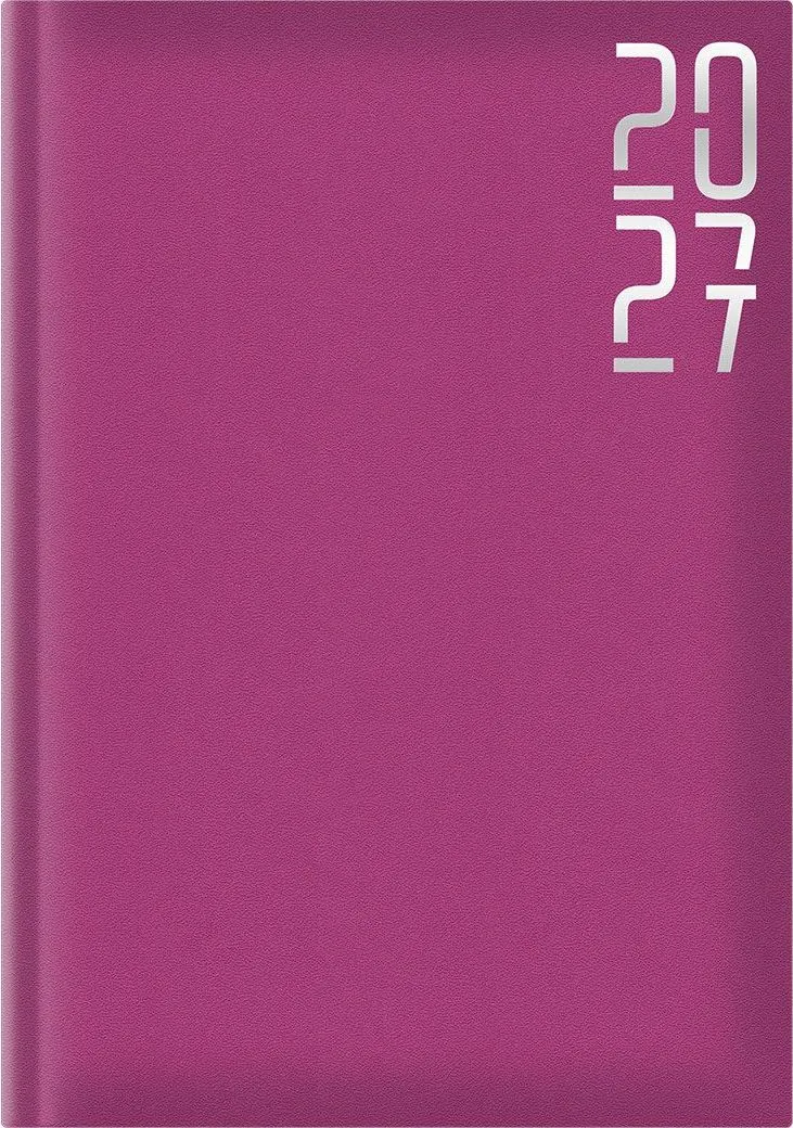 Agenda Artibest A5, datata, hartie offset alb, coperta fucsia
