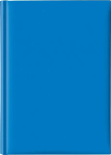 Agenda A5, nedatata, hartie offset alb, coperta bleu