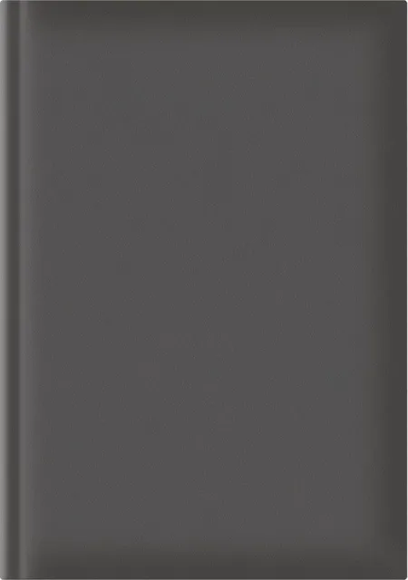 Agenda A5, nedatata, hartie offset alb, coperta gri