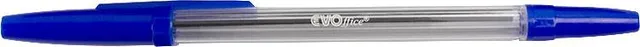 Pix fara mecanism corp transparent varf 0.7mm, albastru
