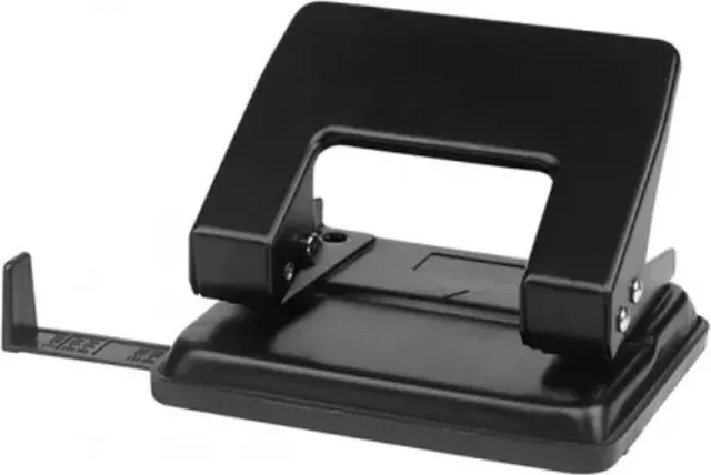 Perforator metalic EVOffice, 30 coli, negru
