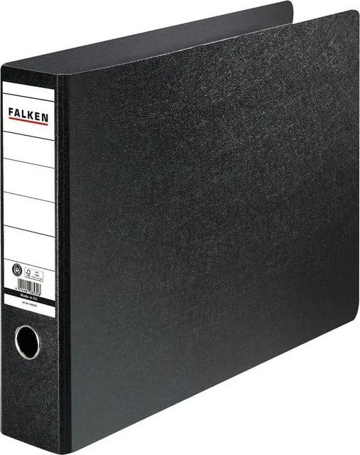 Biblioraft Falken, 75 mm, format A3, negru