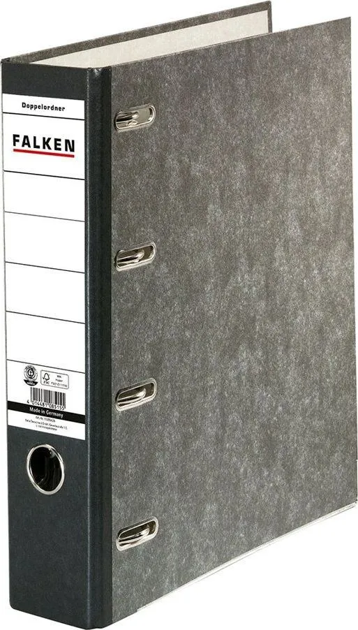 Biblioraft Falken cu 2 mecanisme, 70 mm, marmorat