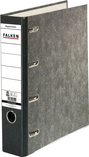 Biblioraft Falken cu 2 mecanisme, 70 mm, marmorat