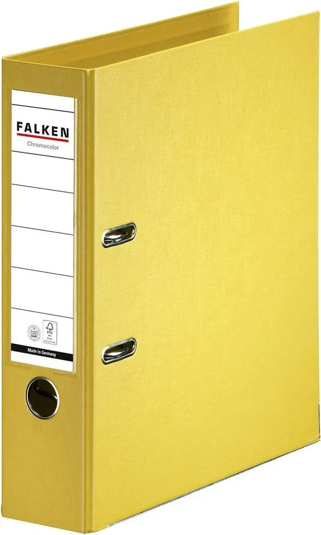 Biblioraft Falken Chromocolor, 80 mm, galben