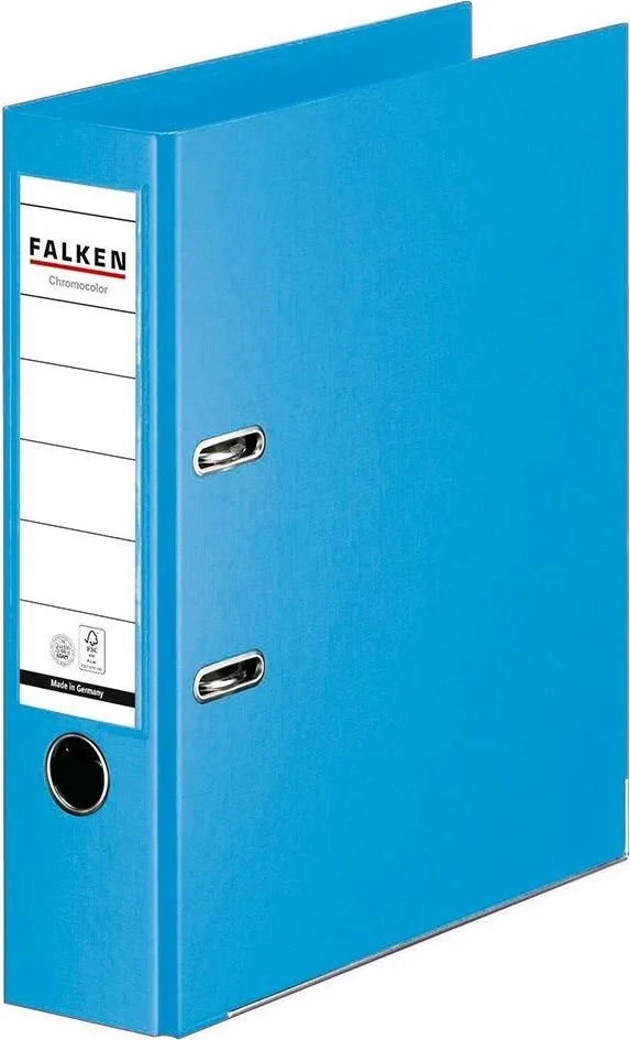 Biblioraft Chromocolor Falken, 80 mm, albastru deschis