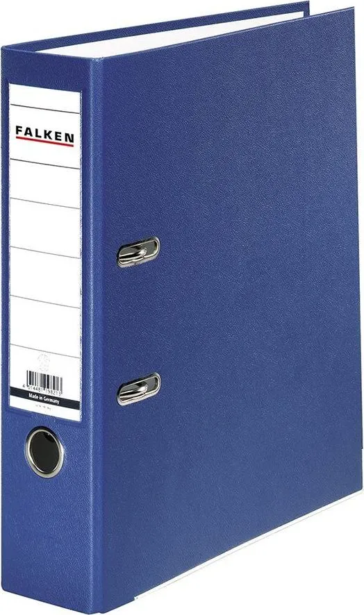 Biblioraft Falken plastifiat, 50 mm, albastru