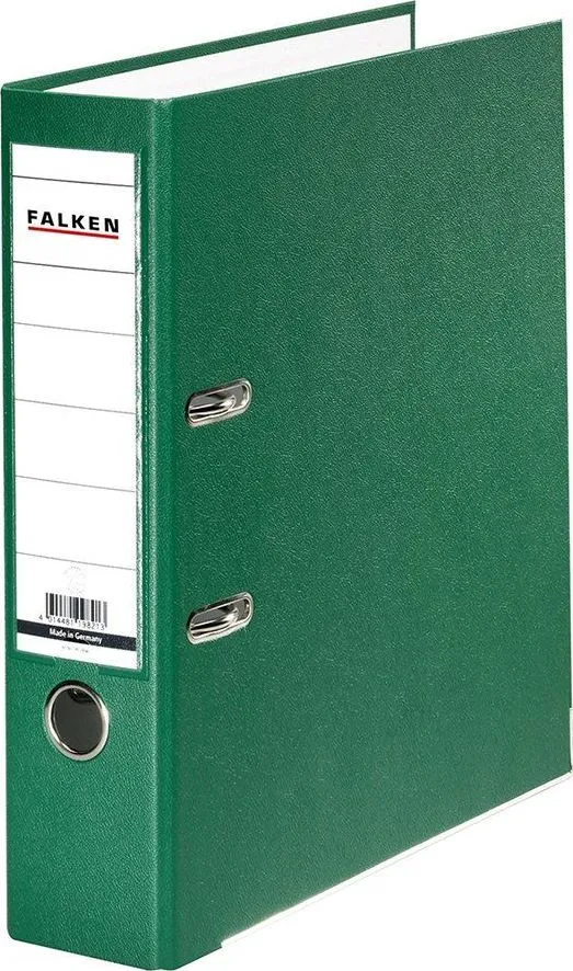 Biblioraft Falken plastifiat, 50 mm, verde
