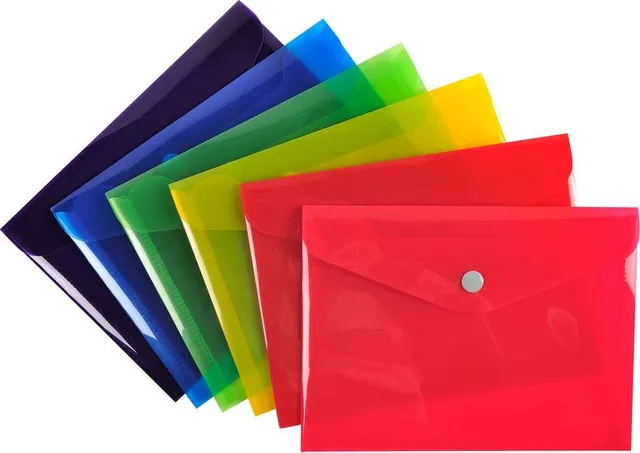 Mapa protectie, inchidere cu buton, B6, diverse culori