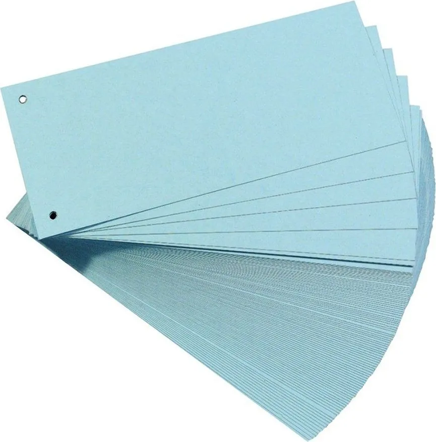 Separatoare Exacompta, color, 105 x 240 mm, albastru