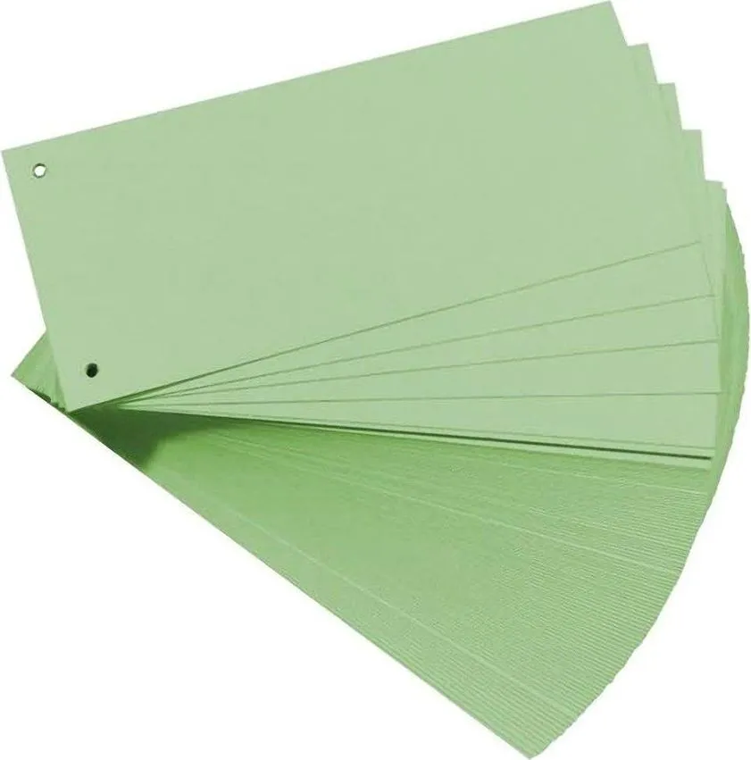 Separatoare Exacompta, color, 105 x 240 mm, verde