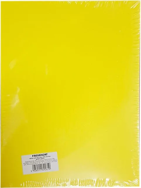 Hartie color A5, 80g, 500 coli/top, galben intens