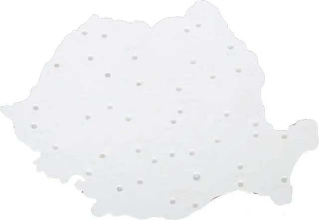 Sablon harta Romaniei Flaro, 185 x 255 mm
