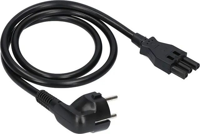 Cablu conector Fellowes, 2 m, priza incorporabila, negru
