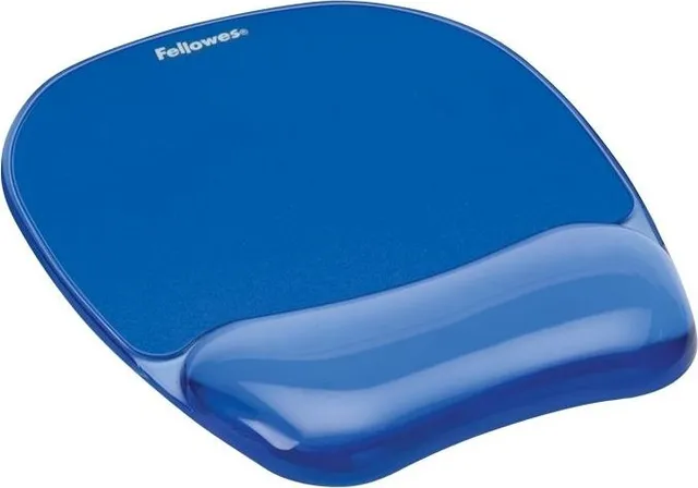 Mouse pad ergonomic cu gel Fellowes Crystal