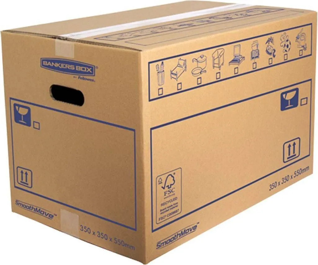 Cutie pentru transport si arhivare Fellowes SmoothMove Everyday, 67 litri