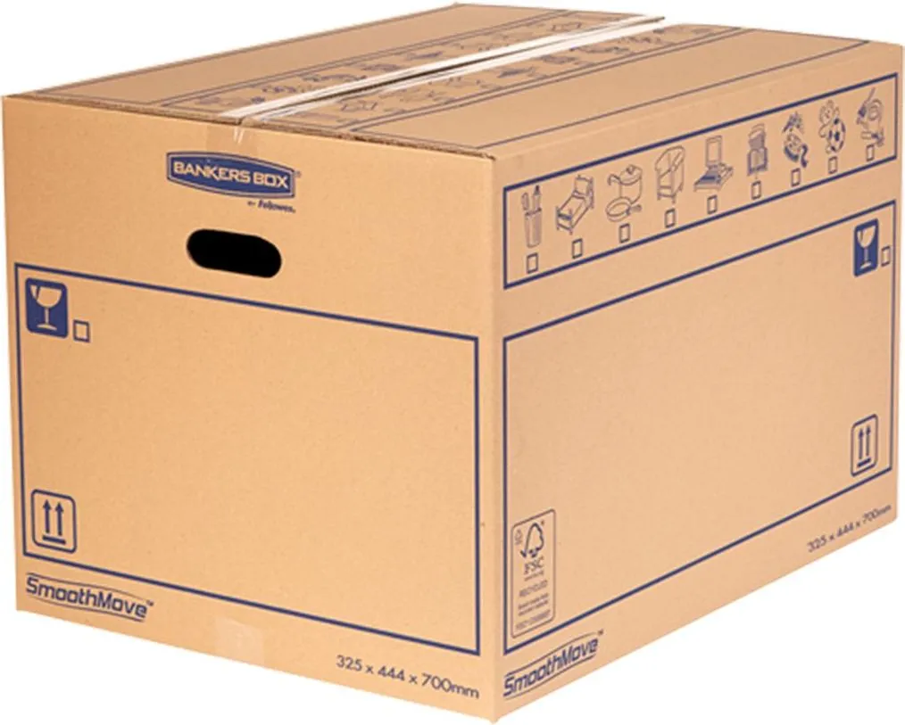 Cutie pentru transport si arhivare Fellowes SmoothMove Everyday, 100 litri