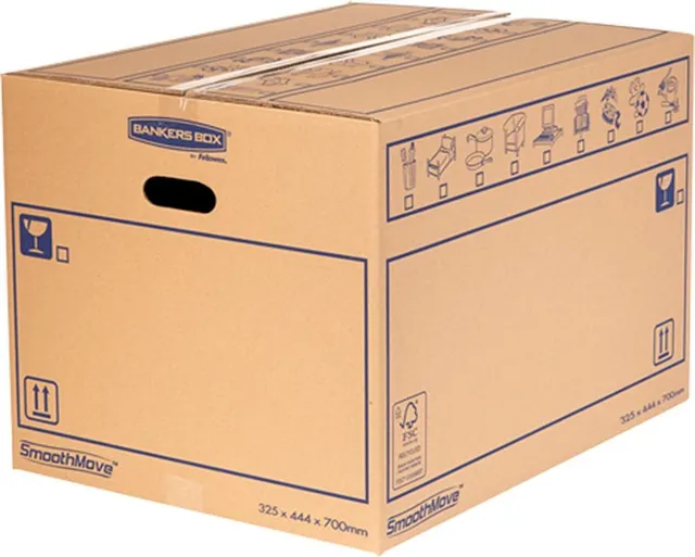 Cutie pentru transport si arhivare Fellowes SmoothMove Everyday, 100 litri