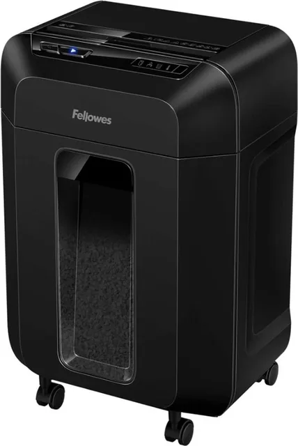 Distrugator documente Fellowes AutoMax 90M, cross-cut, 90 coli, cos 17l, negru