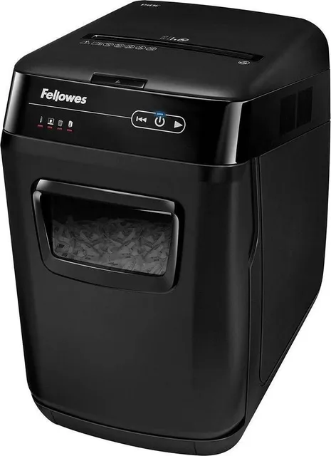 Distrugator Fellowes Automax 150c AUTO FEED Cross CUT, negru, auto-reverse, sleep-mode