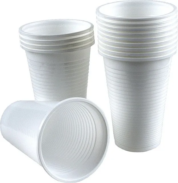 Pahare de unica folosinta, 200 ml, 100 bucati/set