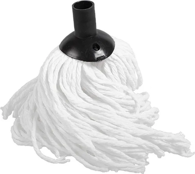 Mop bumbac, 250 g, montura neagra
