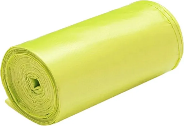 Saci menajeri galbeni, 35 l, 50 bucati/rola
