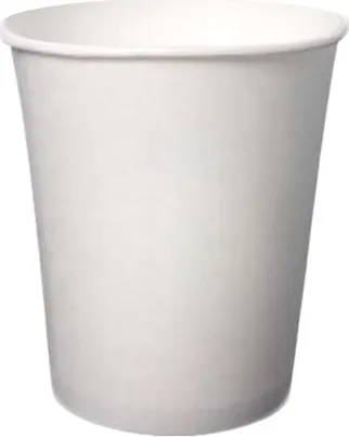 Pahare albe, carton, 230 ml, 50 bucati/set