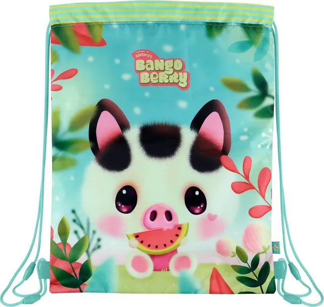 Saculet Gorjuss Bangoberry Piggy Porcusorul, 32x41x1 cm