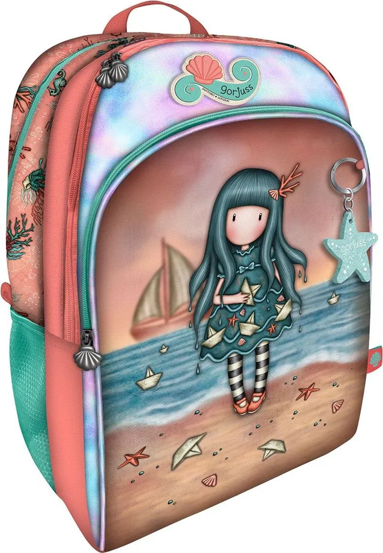 Rucsac clasic Gorjuss Washed Ashore, 2 compartimente, 34x43x22 cm
