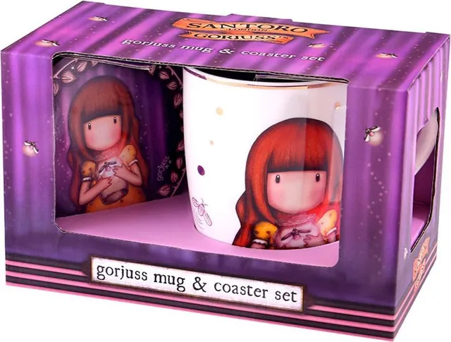 Cana Gorjuss Firefly Dawn, cu suport pentru cana