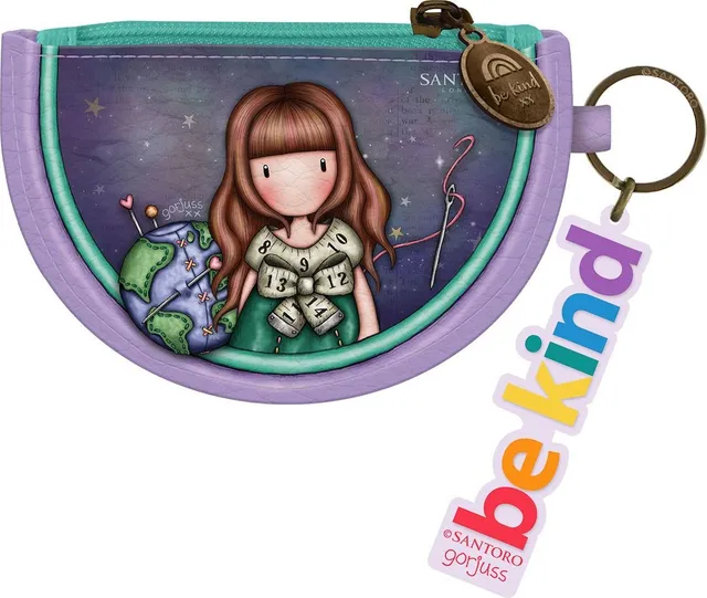 Breloc portofel, Gorjuss, Be Kind To Our Planet