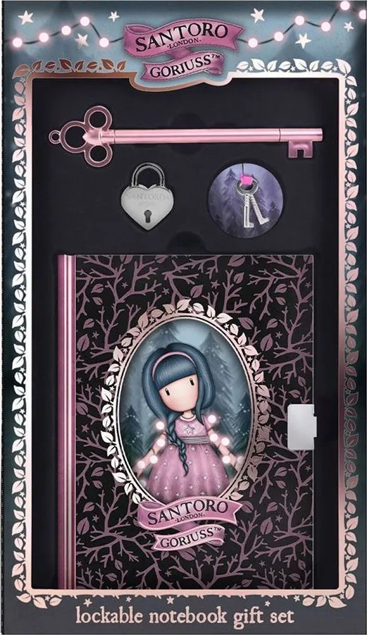Jurnal Gorjuss Fairy Dusk, cu lacatel, pix design cheie