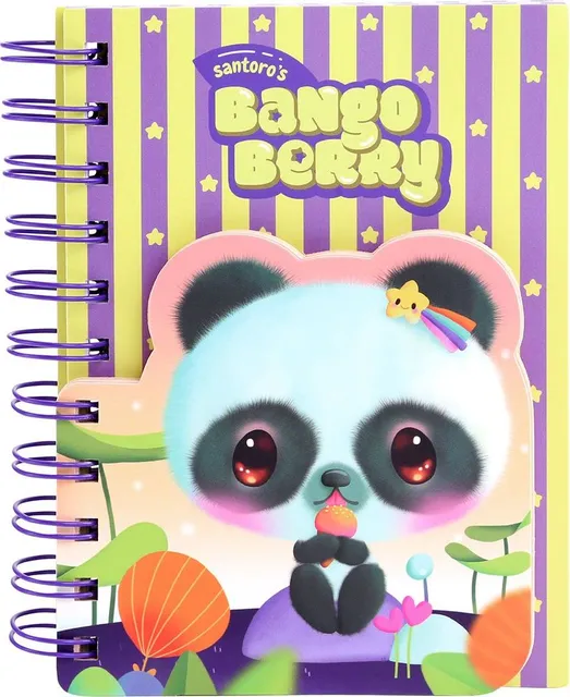 Notes A6 cu spira Bangoberry Pally Panda, 280 pagini