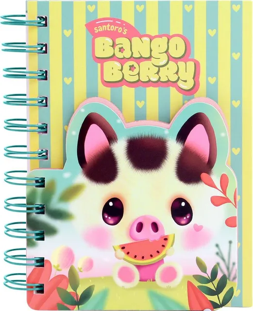 Notes A6 cu spira Bangoberry Piggy Porcusorul, 280 pagini