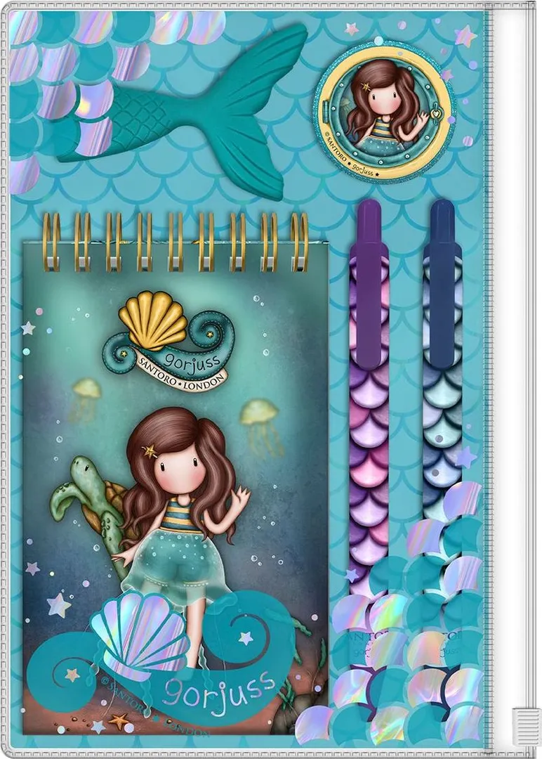Set Gorjuss Deep Secrets, notes, radiera, pix, creion mecanic