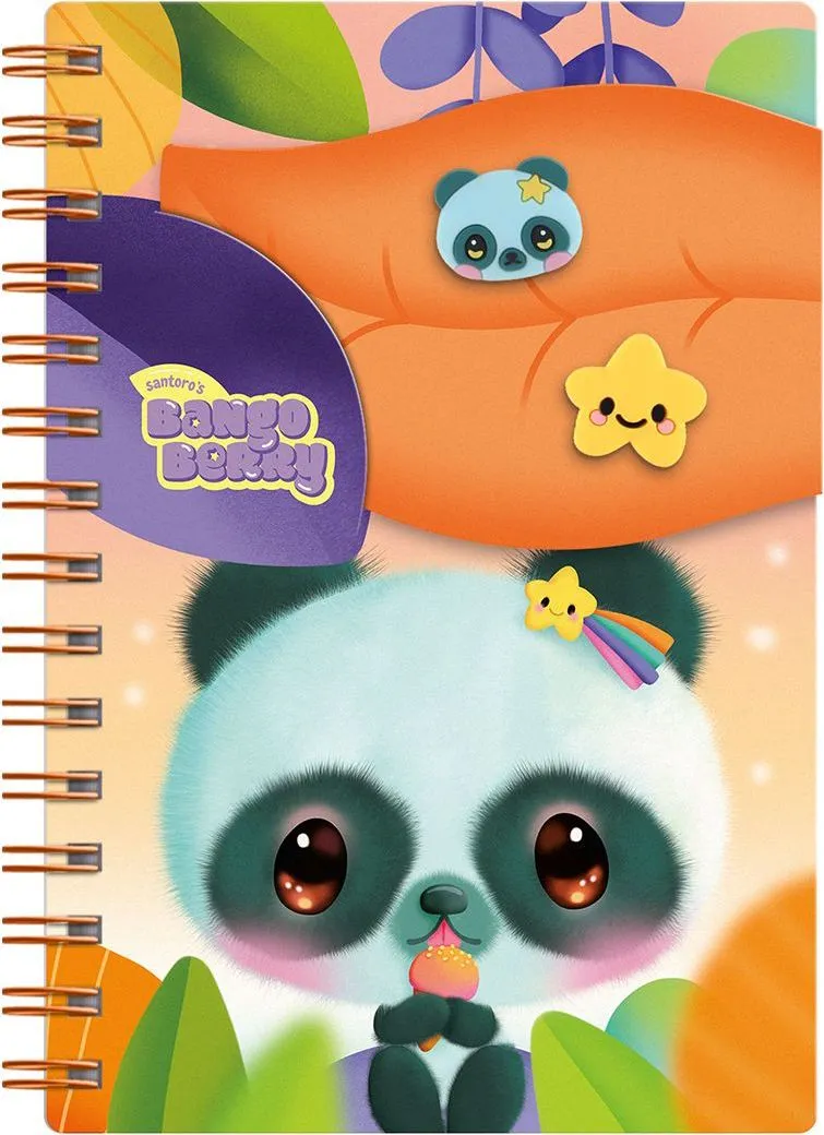 Notes Bangoberry Pally Panda, 15x20x1 cm
