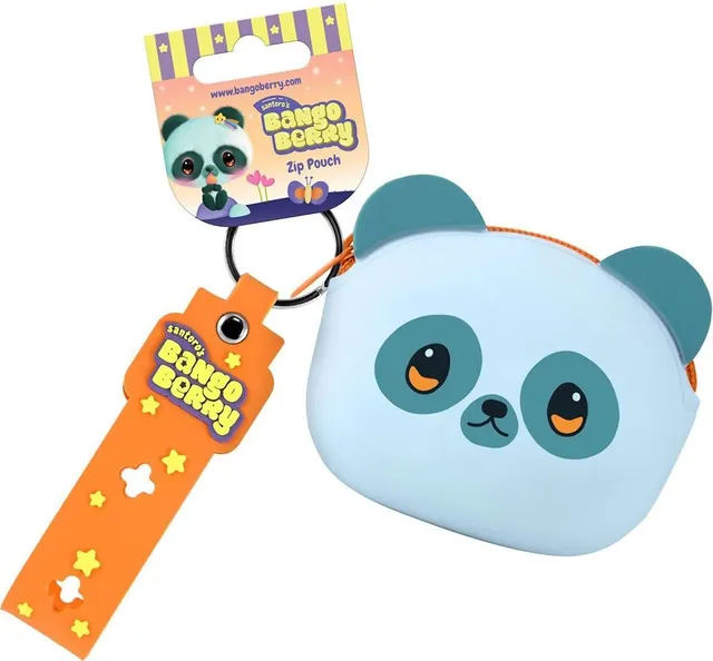 Breloc Bangoberry cu mini portofel Pally Panda