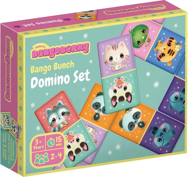 Joc Domino Bangoberry, 28 cartonase, 6x12 cm
