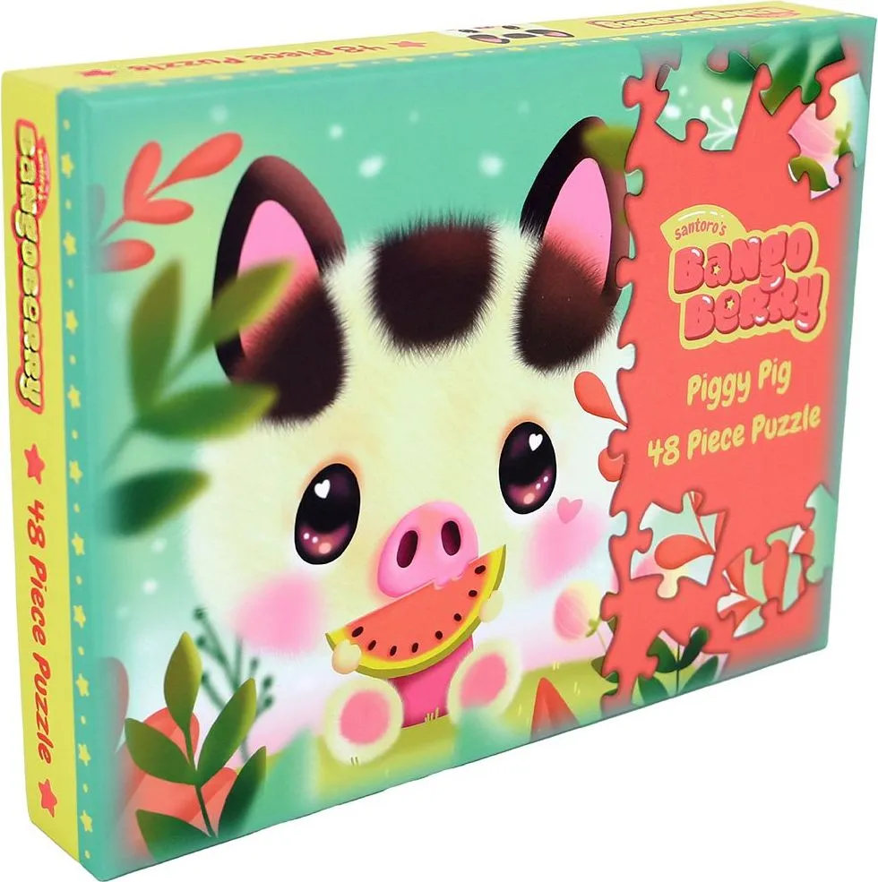 Puzzle Bangoberry, Piggy Porcusorul, 48 piese