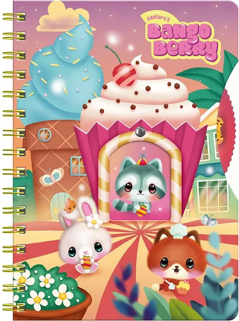 Agenda cu spira Bangoberry, Remi Ratonul, 192 file, 16x21 cm