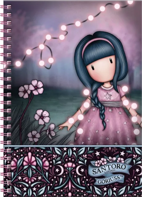Caiet A4 Gorjuss, Fairy Dusk cu accesorii scolare