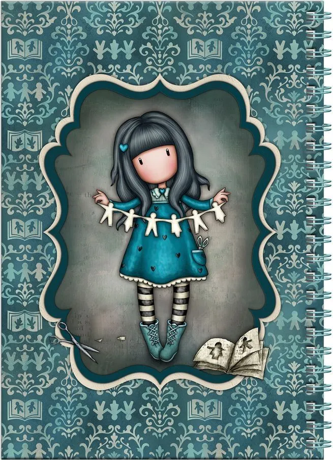Caiet Gorjuss I Found my Family in a Book, cu accesorii papetarie