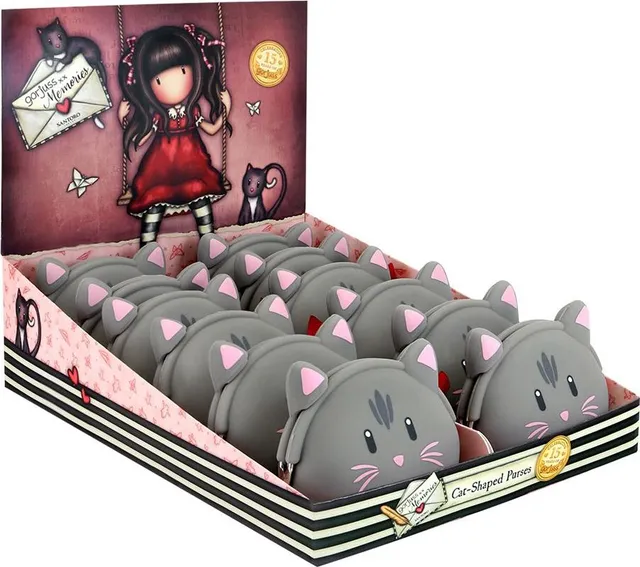 Display Gorjuss, 12 gentute, design pisica