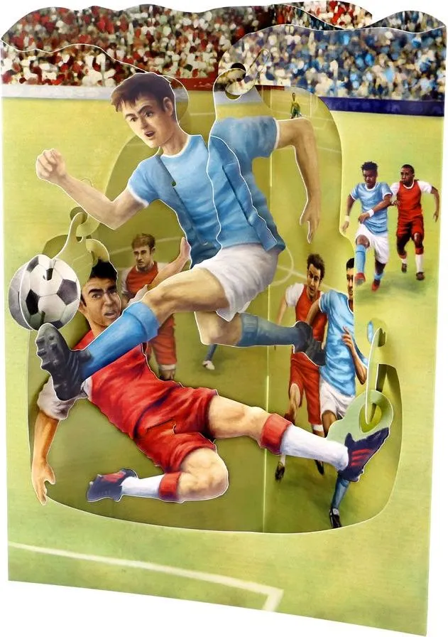 Felicitare, Santoro, Design fotbal