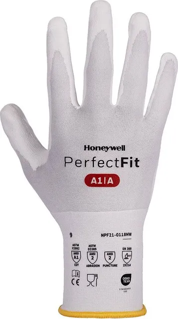 Manusi Honeywell Perect fit, imersie PU 2121A Ansi A1, marimea 7